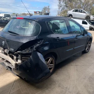 Car Wrecking - PEUGEOT 308 2011 Black Auto Petrol