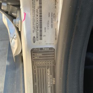 Car Wreckers - Ford Focus 2011