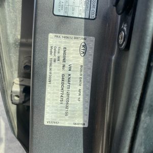 Car Wreckers - Kia Cerato 2012