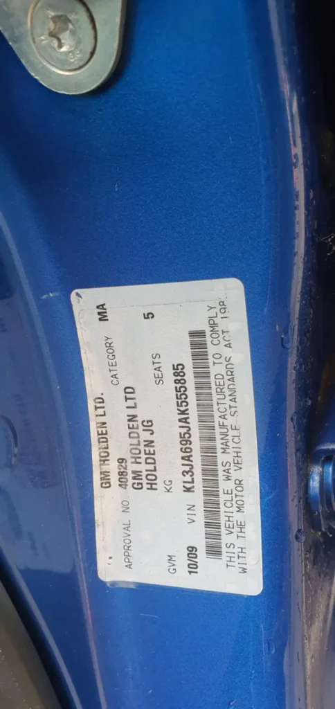 Car Wrecking - Holden Cruze