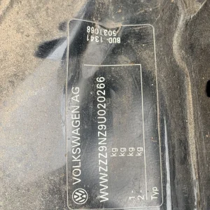 Car Wrecking - Volkswagen Polo 2009 Black Auto Petrol