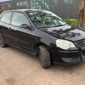 Car Wrecking - Volkswagen Polo 2009 Black Auto Petrol
