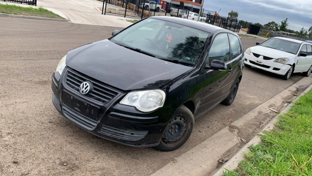 Car Wrecking - Volkswagen Polo 2009 Black Auto Petrol