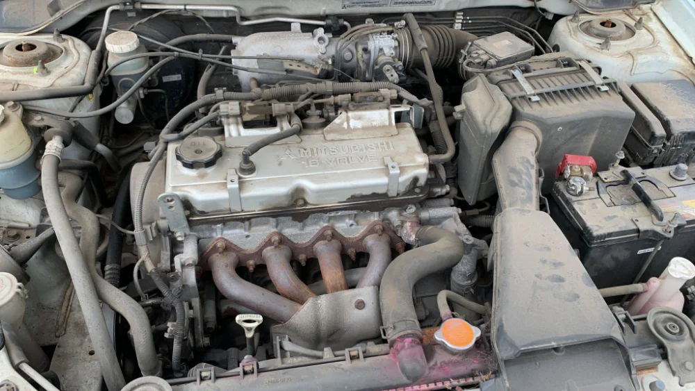 Car Wrecking - Mitsubishi Lancer 2004 White Auto Petrol