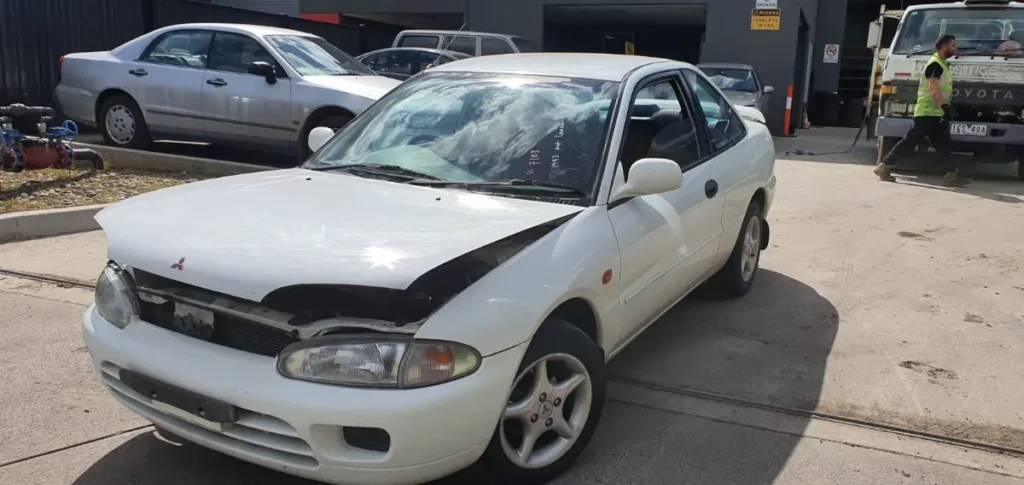 Car Wrecking - Mitsubishi Lancer 1994 White Auto Petrol