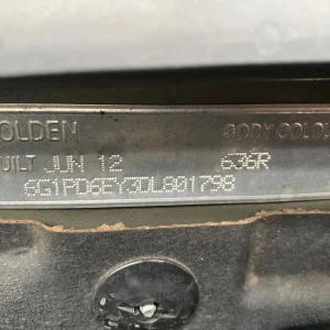 Car Wrecking - Holden Cruze 2012 Silver Auto Petrol