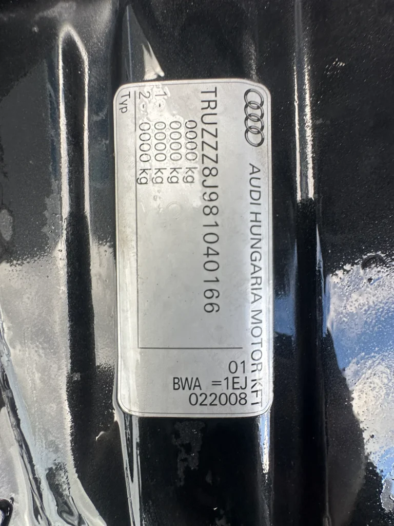 Audi TT 2008 Black Auto Petrol