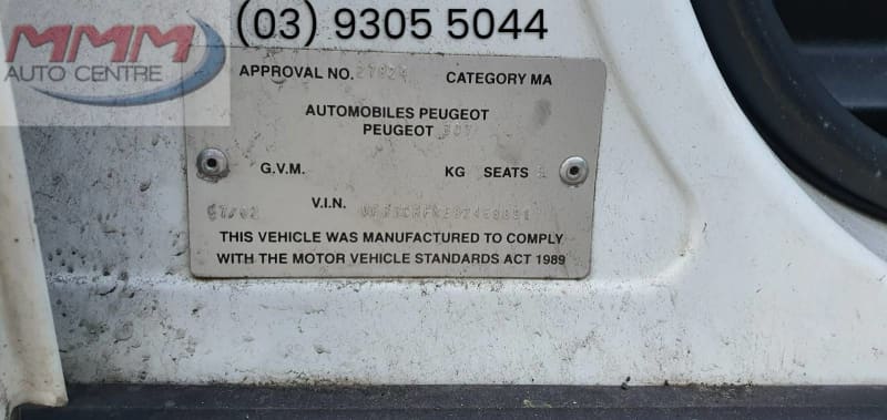 Car Wrecking Peugeot 307