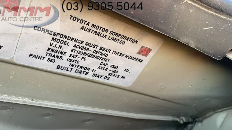 Car Wrecking Toyota Camry