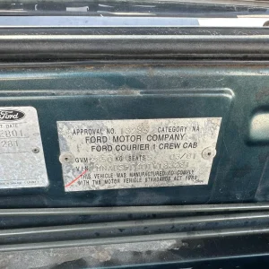 Ford Courier 2001 Green Manual Diesel