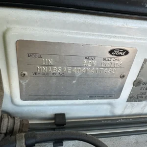 Ford Courier 2004 White Manual Diesel