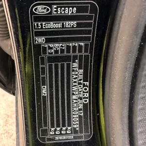 Ford Escape 2017 Black Auto Petrol