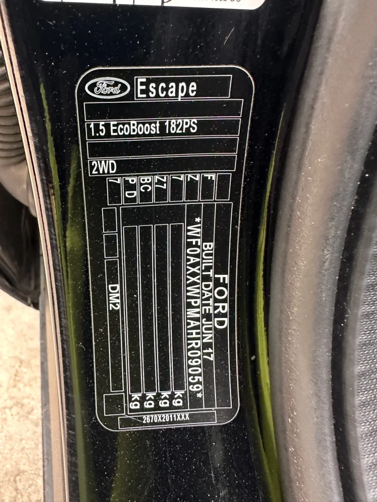 Ford Escape 2017 Black Auto Petrol