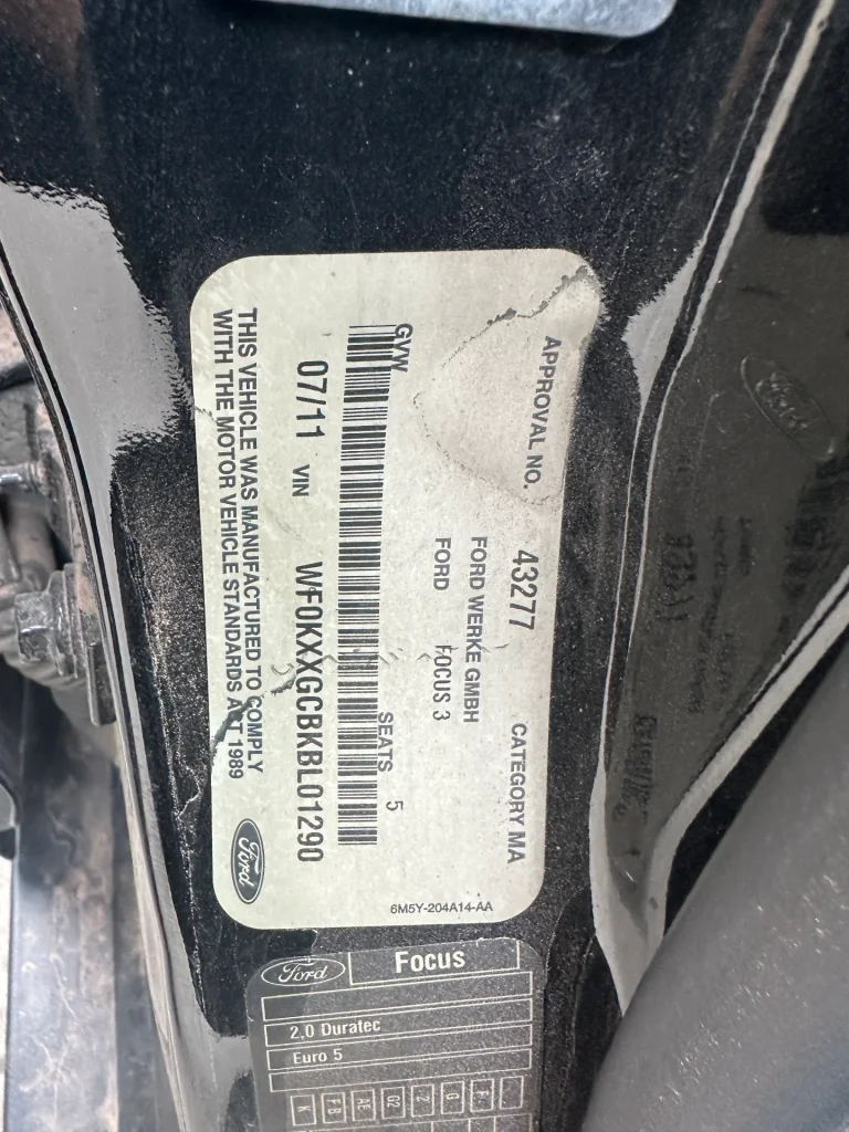 Ford Focus 2011 Black Auto Petrol