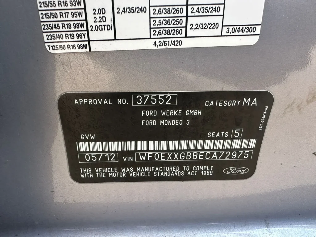 Ford Mondeo 2012 Titanium Auto Diesel