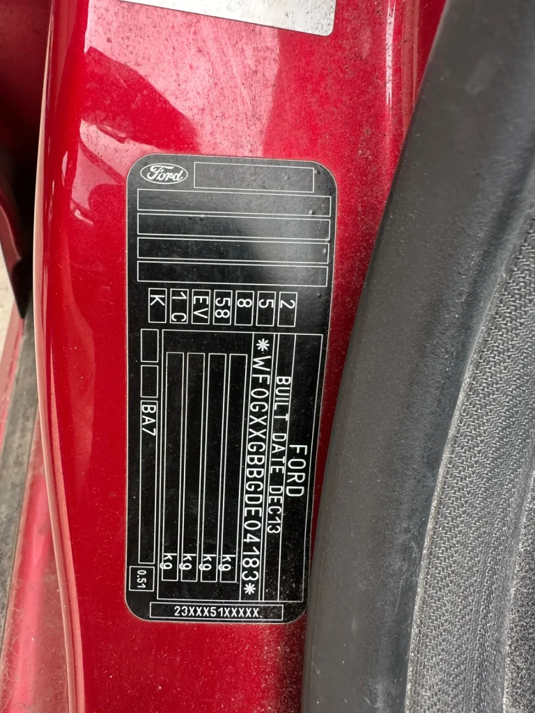 Ford Mondeo 2013 Red Auto Diesel