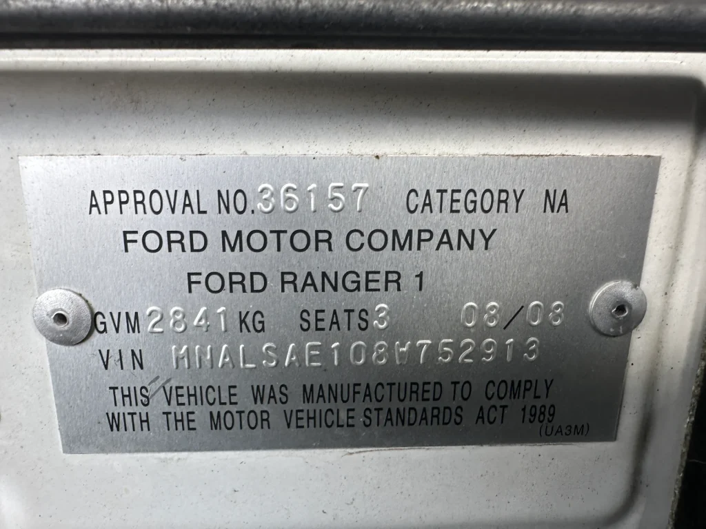 Ford Ranger 2008 White Manual Diesel