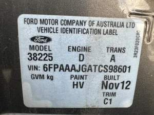 Ford Territory 2012 Black Auto Diesel