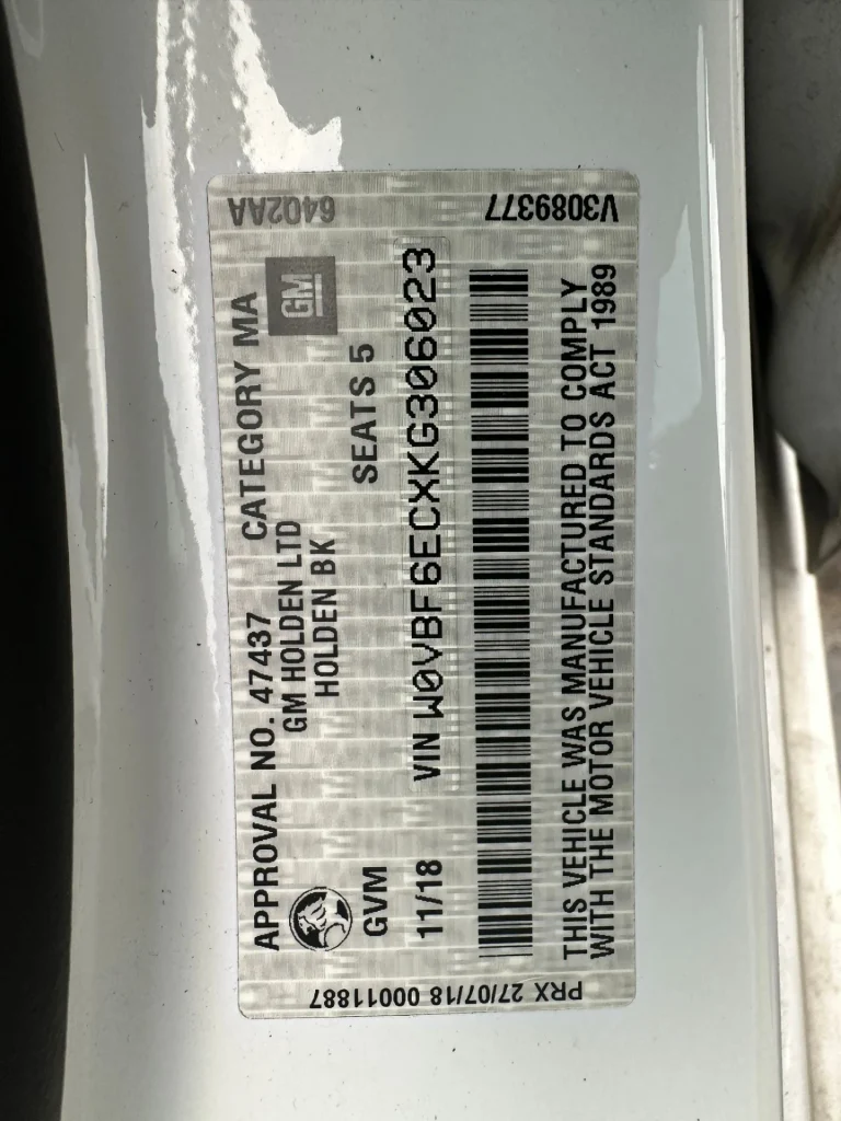 Holden Astra 2018 White Auto Petrol