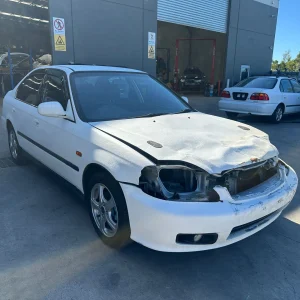 Honda Civic 1999 White Manual Petrol