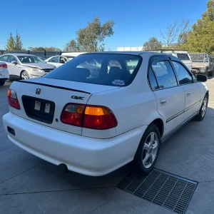 Honda Civic 1999 White Manual Petrol