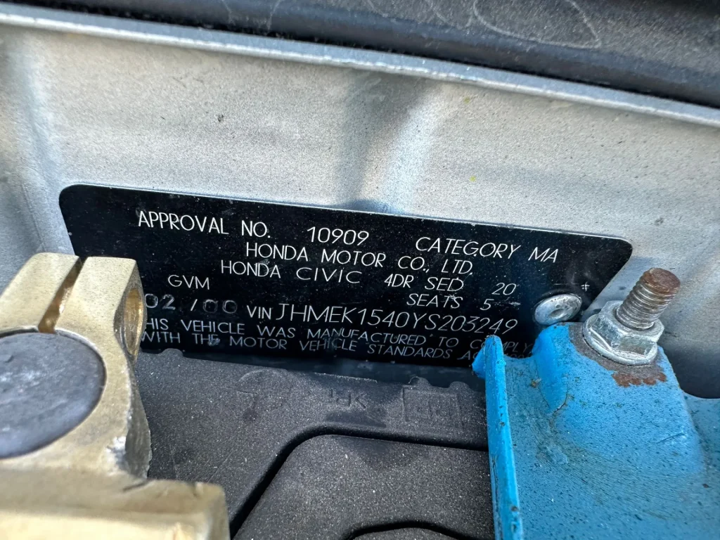 Honda Civic 1999 White Manual Petrol