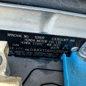 Honda Civic 1999 White Manual Petrol