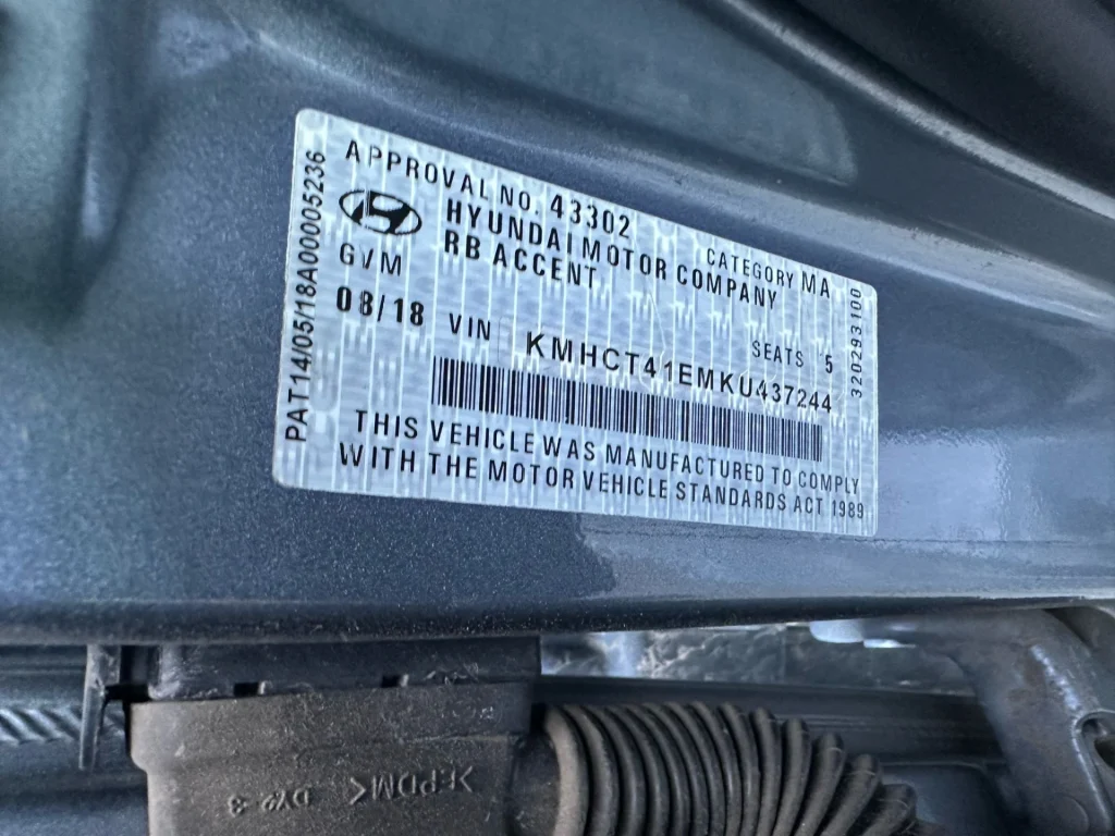 Hyundai Accent 2018 Silver Auto Petrol