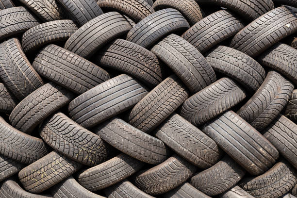 used tyres recycling from the landfill