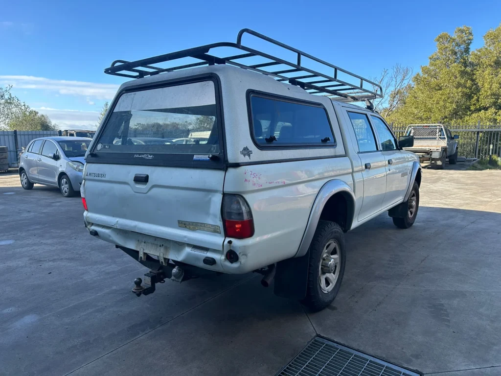 Mitsubishi Triton 2002 White Manual Petrol
