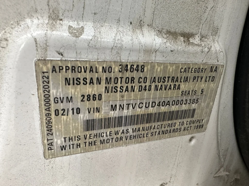 Nissan Navara 2009 White Auto Diesel