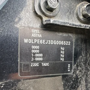 Opel Astra 2012 Black Auto Petrol