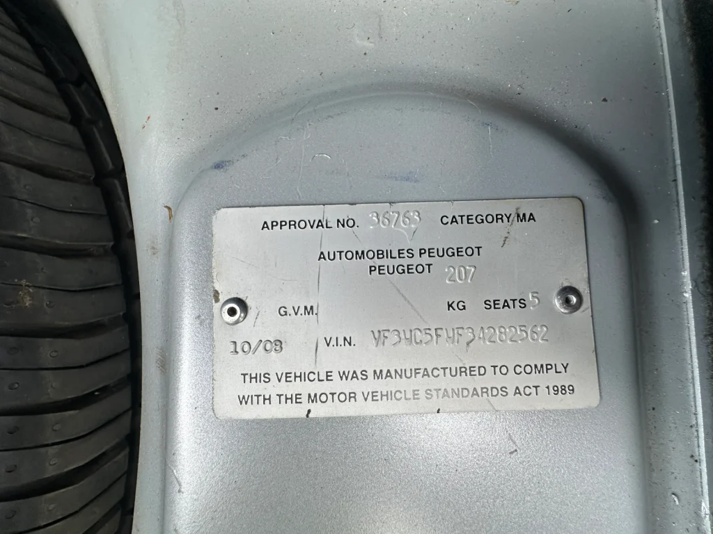 Peugeot 207 2008 Grey Auto Petrol