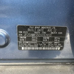 Subaru Forester 2012 Auto Petrol