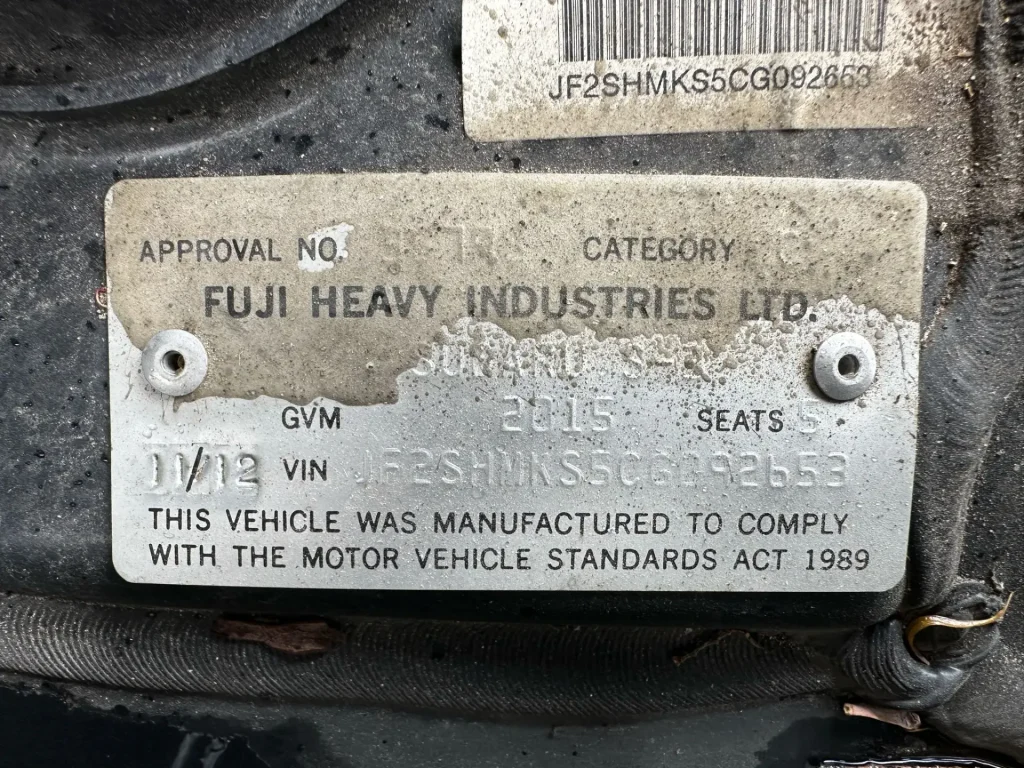 Subaru Forester 2012 Auto Petrol