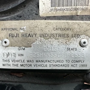 Subaru Forester 2012 Auto Petrol