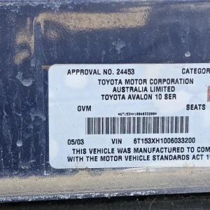 Toyota Avalon 2003 Blue Auto Petrol