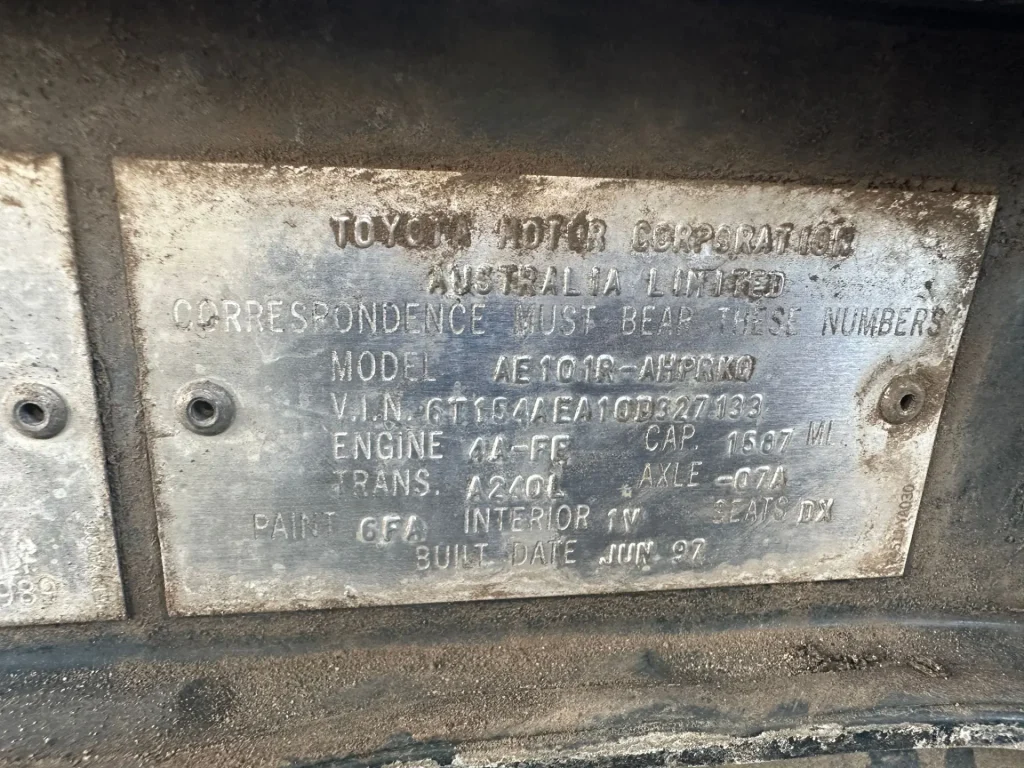 Toyota Corolla 1997 Dark Blue Auto Petrol