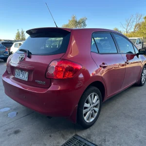 Toyota Corolla 2009 Red Auto Petrol