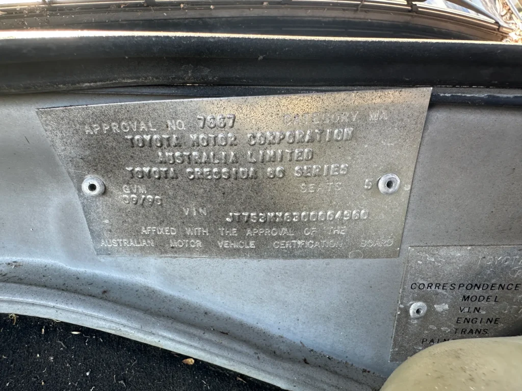 Toyota Cressida 1990 Silver Auto Petrol