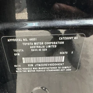 Toyota Rav4 2014 Black Auto Petrol