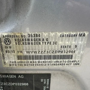 Volkswagen Passat 2013 Silver Auto Diesel