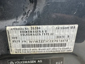 Volkswagen Passat 2013 Black Auto Petrol