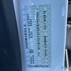 Volkswagen Passat 2014 White Auto Petrol